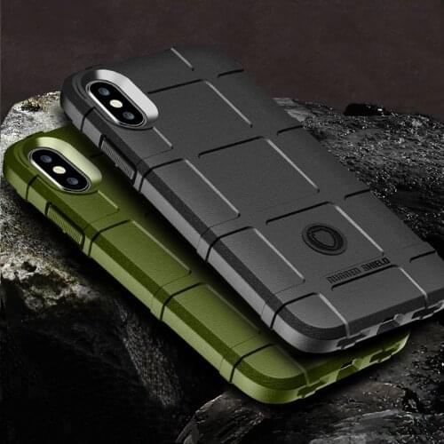 Luxury Shockproof Armor Case For iPhone X XS Max XR 6 6S 7 8 Plus 7Plus SE2 Mobile Phone Cover Back Clear Shell Soft Bumper Hull