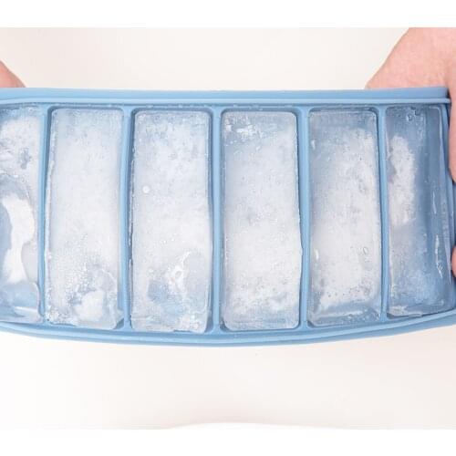6/10 Grids Silicone Ice Cube Tray Mould Trays Mold Long Strip Shape Ice Cube Maker Moulds DiY Baking Caking Mould Tools