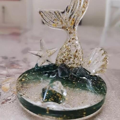 Fish tail Silicone Mold DIY Phone Holder Decktop Decoration