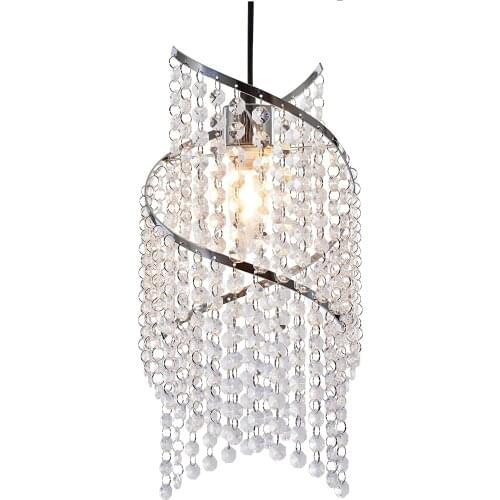 Spiral Droplet Pendant Light Shade, Steel