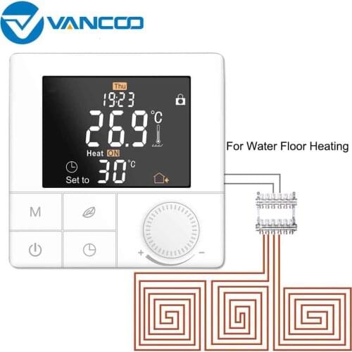 Vancoo Thermostat 220v Water Heating Thermostat for Warm Floor Digital Temperature Controller Floor Heating Controller