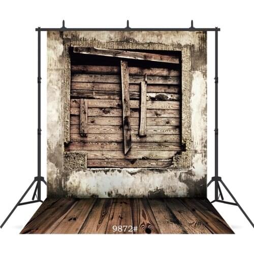 Vintage Wooden Door Floor Photographic Backdrops For Portrait Child Baby Shower Vinyl Background Photo Studio Photocall