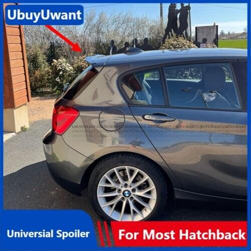 UBUYUWANT Rear Roof Spoiler For 2012 - 2020 BMW F20 Spoiler 116i Universal Hatchback ABS Plastic Car Tail Lip Wing Decoration