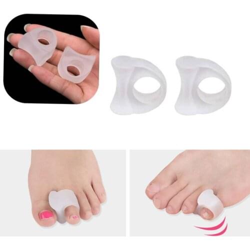1 Pair Toe Silicone Bunion Guard Foot Care orthopedic Toe Separators Finger Toe Separator Correction Pad Foot Care Tool