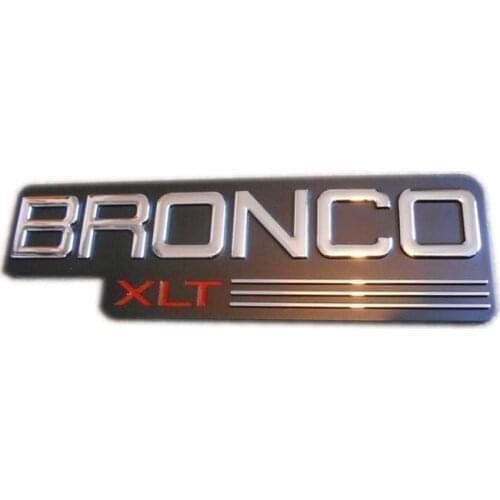 10PCSXABS Plastic BRONCO XLT Car Sticker Emblem Badge