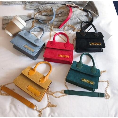 2020 Shoulder Messenger Bag Women Mini Square Bag Solid Color Handbag Hot Selling