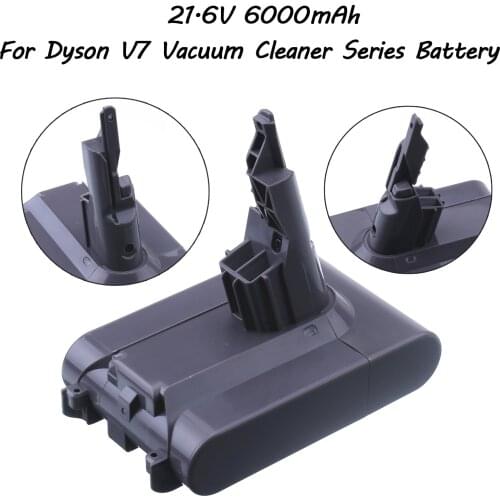 21.6V 6000mAh For DYSON V7 Vacuum Cleaner Series V7 Motorhead Pro,V7 Motorhead,V7 Animal Trigger Fluffy,SV11 Replacement Battery