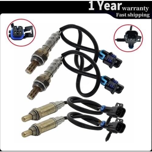 4pcs 234-4337 234-4112 Lambda Oxygen Sensor Upstream Downstream For Chevrolet Silverado Tahoe GMC Sierra 1500 Yukon Auto Parts