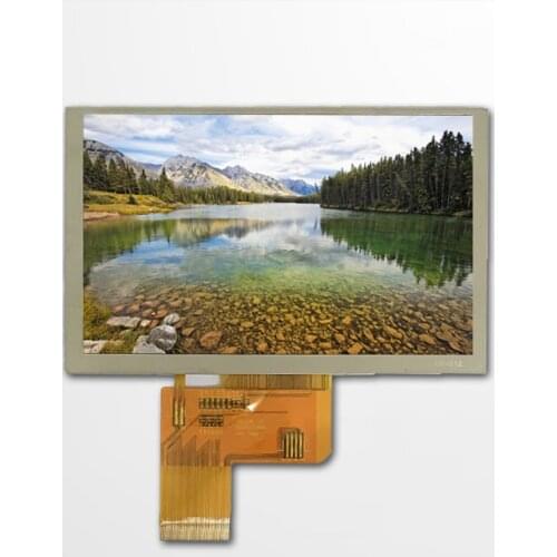 5.0 inch 800*480, ST7262, RGB interface, full viewing angle wide operating temperature IPS LCD High brightness High quality
