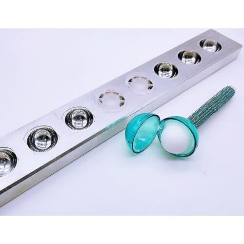 8 hole or 4 hole aluminium mold filling the tube diy tool Spherical lip balm mold