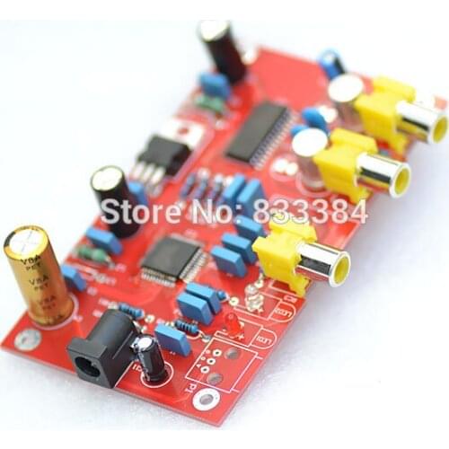 Free shipping MINI Optical fiber coaxial TDA1305 DAC HIGH RECOMMEND