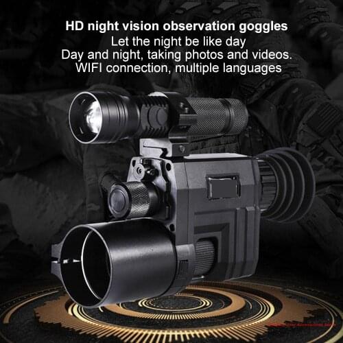 4X Digital Night Vison Rilfescope Scope Hunting Sight Camera LED Sights WIFI APP for Hunting Rifle scope