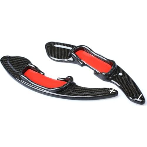 For Mazda 3 Axela For Mazda 6 ATENZA CX-5 CX-4 Carbon Fiber Car Steering Wheel Extend Paddle Shifters Covers Car Stickers