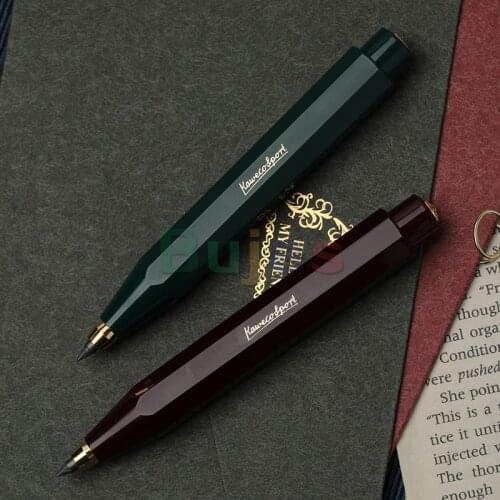 Kaweco Classic Clutch Pencil 3.2mm,Available In 5 Colours,octagonal Barrel and Gold Coloured Metal Decal on The Push Button