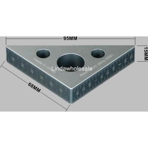 Aluminium Alloy Woodworking ruler,tool for wood carving