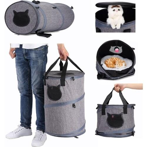 Pet Supplies Multifunctional Collapsible Pet Cat and Dog Bag Litter Cat Out Backpack Cat Tunnel Pet Cat Puppy Out Bag