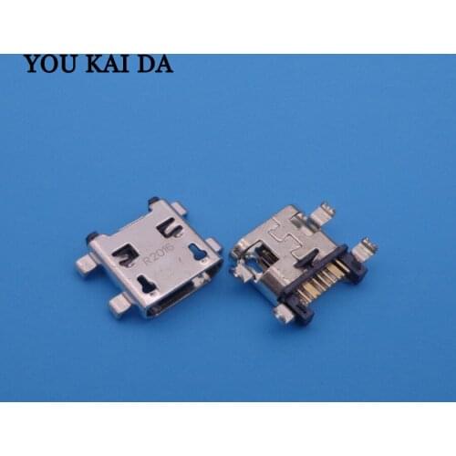 Original 100pcs new for Samsung I8260 I8162 S6812 S7582 G350 micro usb charge charging connector plug dock socket port free