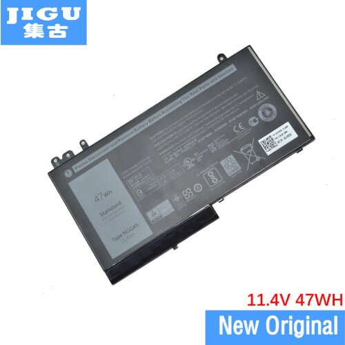 JIGU Original Laptop Battery 0RDRH9 RDRH9 NGGX5 For DELL for Latitude E5270 E5470 11.4V 47WH