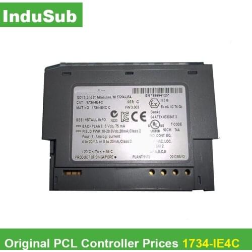 Original 1734IE4C 1734-IE4C 24VDc 4 Channel High Density Analog Current Input Module in stock