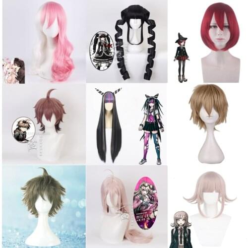 Nanami ChiaKi Wig Danganronpa: Trigger Happy Havoc Cosplay Long Wig Hair Synthetic Heat Resistant Cosplay Wig Nanami ChiaKick