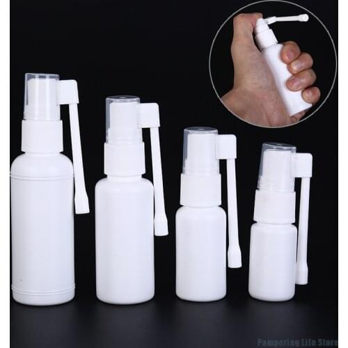 1pc 10/20/30ML /50ML Empty Plastic Nasal Bottle Small Rotation Mist Spray Bottles Nose Pharmaceutical Medicine Atomizer