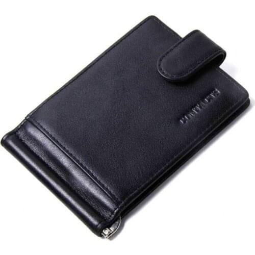 Retro Wallet for Men Business Ourdoor Bag Organizer Wallets with Card Holder Note Compartment Large Capacity Purse Cow Leather