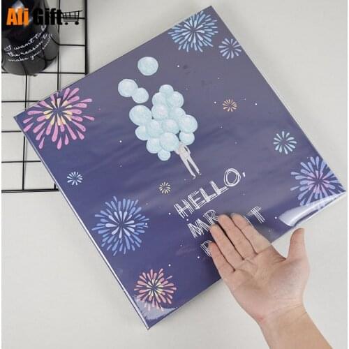 Large Capacity Self-adhesive DIY Handmade Pasted Self-adhesive Photo Album Self-sticker Family Memory Record Scrapbook Album