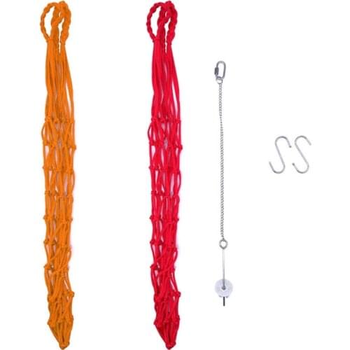 Rooster Vegetable&Fruit Net Parrot/Bird Toys Chicken Supplies Treating Tools String Bag Snack Hanging Feeder