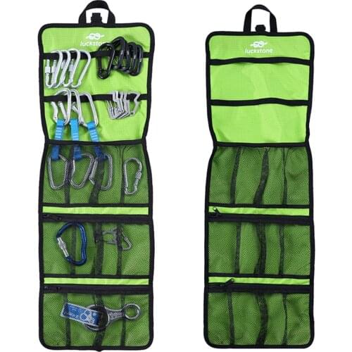 Carabiner Bag Rock Lightweight Outdoor Supplies Collection Gear Arrange Bag Travel Quickdraw Sling Portable Climbing Bag