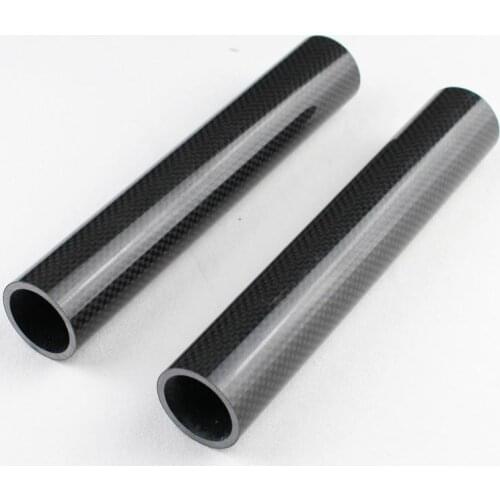 Road Bike Head Tube Front Fork Upper Tube Folding Car Gasket 15cm 20CM 25CM 30cm Carbon Fiber Tube Extension Wheeler Washer
