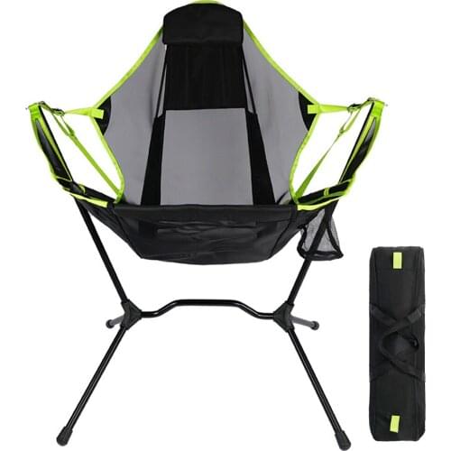 Outdoor Folding Chair with Pillow Portable Comfortable Fishing Chair Camping Chair Ultralight Travel Fishing Camping Chair