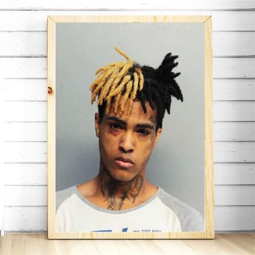 Xxxtentacion Jahseh Dwayne Onfroy Canvas Printed Painting Wall Art Pictures Home Decor Poster And Print Living Room Decoration