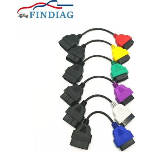 High Quality 1PCS OBD2 Diagnostic Cable for Jeep for LANCIA, Auto Connector Adapter Cable for Fiat ECUScan and Multiecuscan