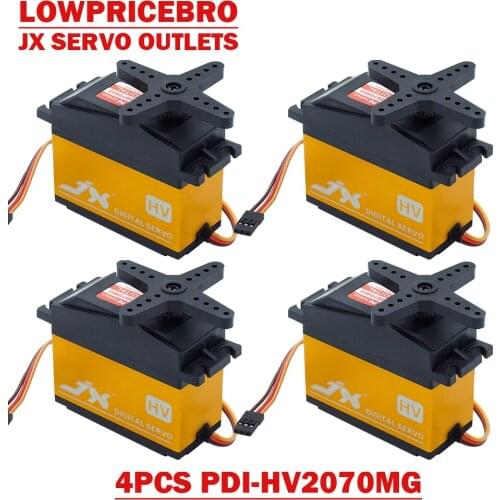 4pcs JX PDI-HV2070MG 73KG High-Voltage Metal Gear Core Digital Servo 1/5 Car compatible SAVOX-0236 LOSI XL 5T BAJA