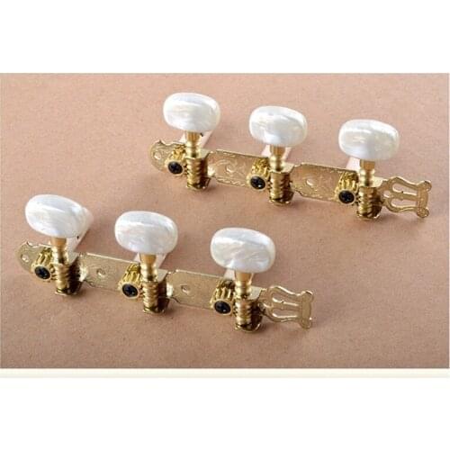 6pcs Guitar Tuning Pegs Tuners Classical Guitar Machine Heads for Replacement GP202