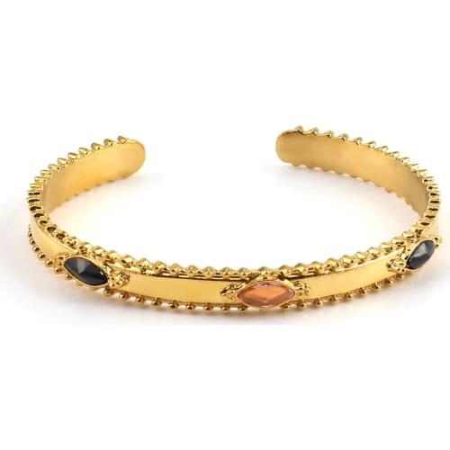 Personnalisable Fashion Classic Bracelets For Mens Womens Golden Color Gear opening bracelet&Bangles Jewelry gifts Wholesale