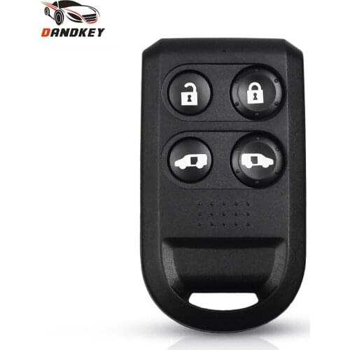 Dandkey Car Remote Key Case Shell Fob Cover For Honda Odyssey Accessories Replacement 4 Button Keyless Entry Car Key Car-styling