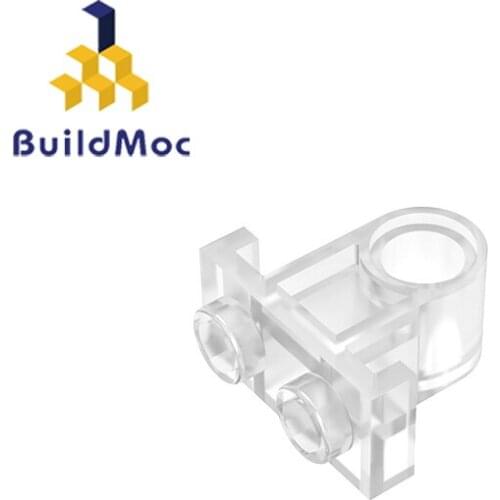 BuildMOC Compatible Assembles Particles 32529 1x2 For Building Blocks Parts DIY LOGO Educational Cre