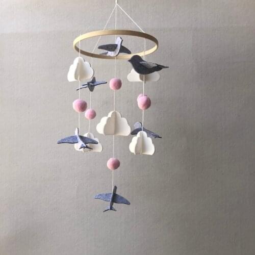 Baby Rattle Mobile Toys Crib Toy Bed Hanging Newborn Wind Chimes Bell Nordic Kids Room Decoration Photography Props