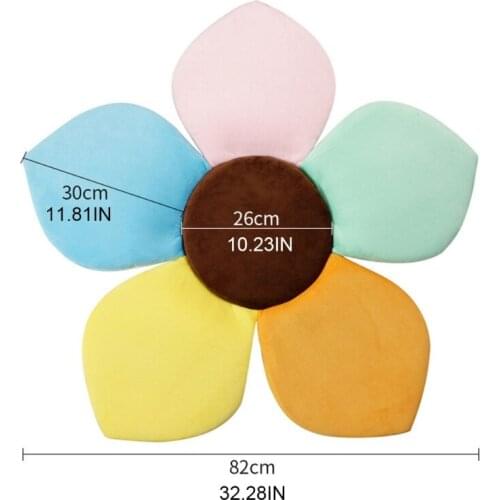 T5EC Flower Baby Bath Pad Infant Comfort Bathtub Mat Tub Support Lounger Sink Bath Cushion Newborn Photo Props