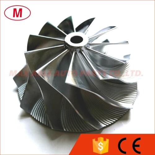 RHF5HB 50.39/68.01mm 11+0 blades Performance Turbo Billet compressor wheel/Aluminum 2618/Milling wheel for turbocharger/CHRA