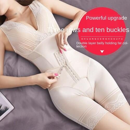 Full Body Women Shaper Post Compression Garment Shapewear Fajas Reductoras Sexy And Comfortable Waist Trainer