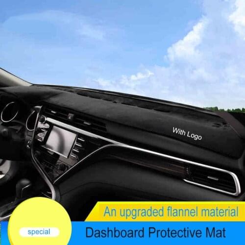 QHCP Car Dashboard Sunshade Mat Dashmat Anti-UV Pad Cover Carpet Front Rear Window Protector Cushion Fit For Toyota Camry 2018