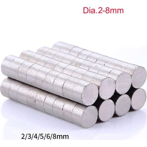 Round SmCo Magnet Dia 5mm-8mm High Temperature 350 Strong Circular Disc Magnet Powerful Magnetic Magnet Thickness 1mm-5mm