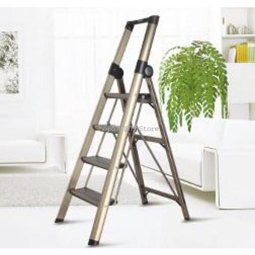 Staircase Steel Folding Herringbone Ladder Home Thickening Mobile Expansion Project Pa