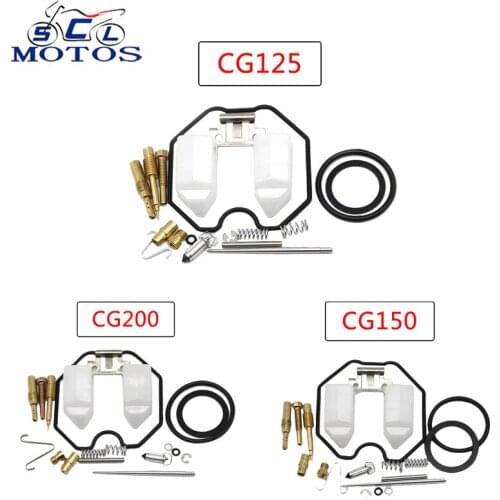 Sclmotos- Motorcycle Keihin PWK Carburetor PZ26/27/30 Repair Kits CG125 CG150 CG200 Carb Case for HONDA CG Motorcycle Repair Bag