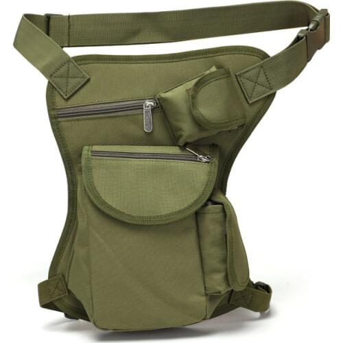 Men Canvas Drop Leg Bag Waist Bag Fanny Pack Belt Hip Bum Military travel Multi-purpose Messenger Shoulder Bags