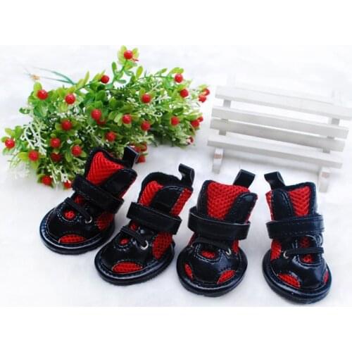 Pet Dog Shoes small dogs PU shoes teddy vip pomeranian fashion pet shoes slip-resistant C2