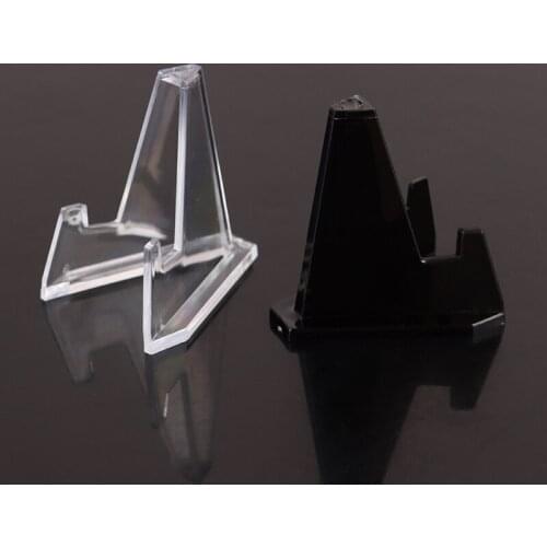 10Pcs Acrylic Coin Display Stand Rack Coin Holder For Commemorative Collectible Challenge Military Coin Capsule Medal Holder