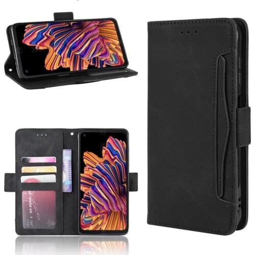 For Samsung Galaxy XCover Pro Case Multi-function card slot Leather Book Flip Design Wallet Cover for Samsung XCover Pro Case